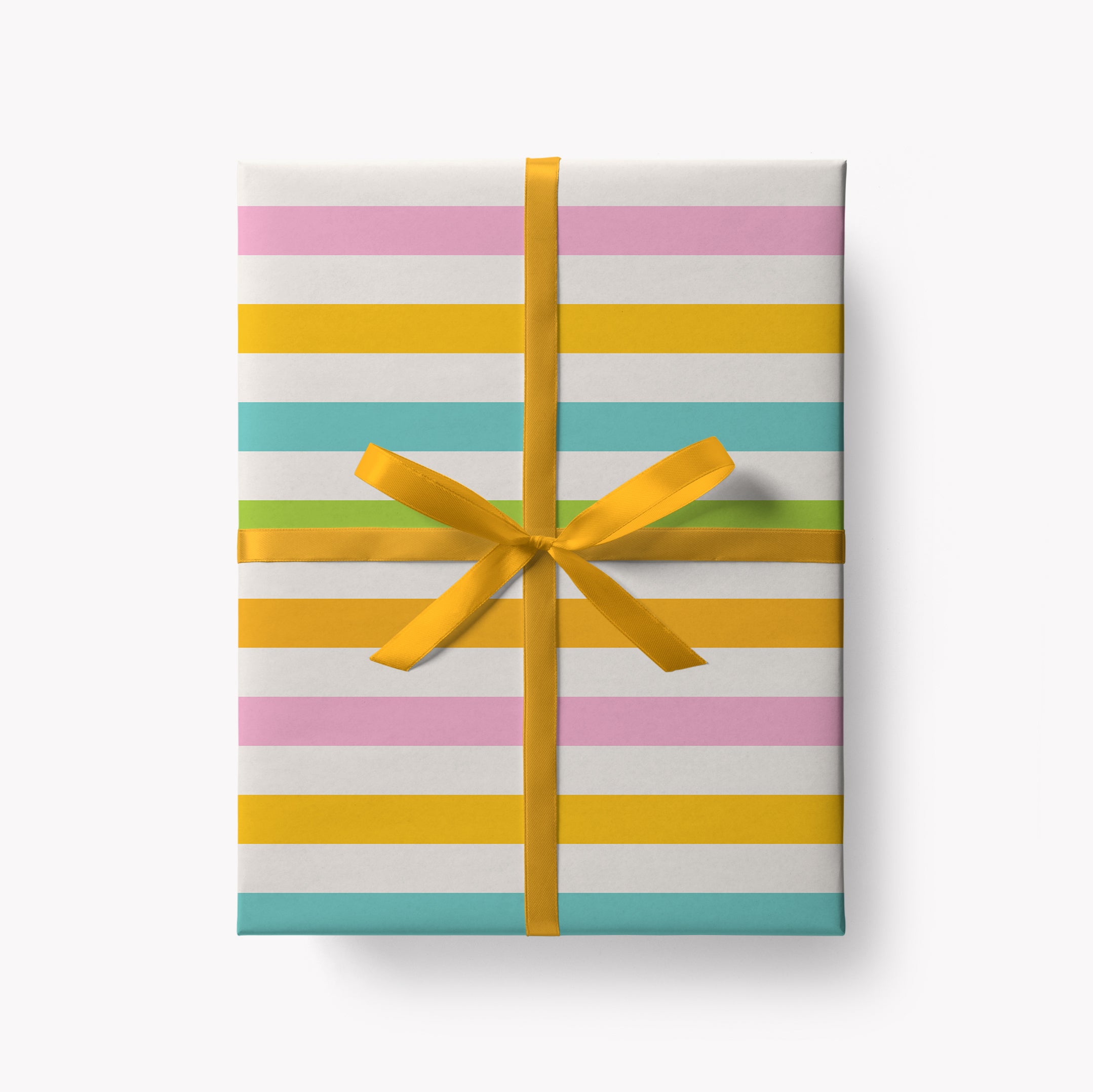Spring Stripes Gift Wrap