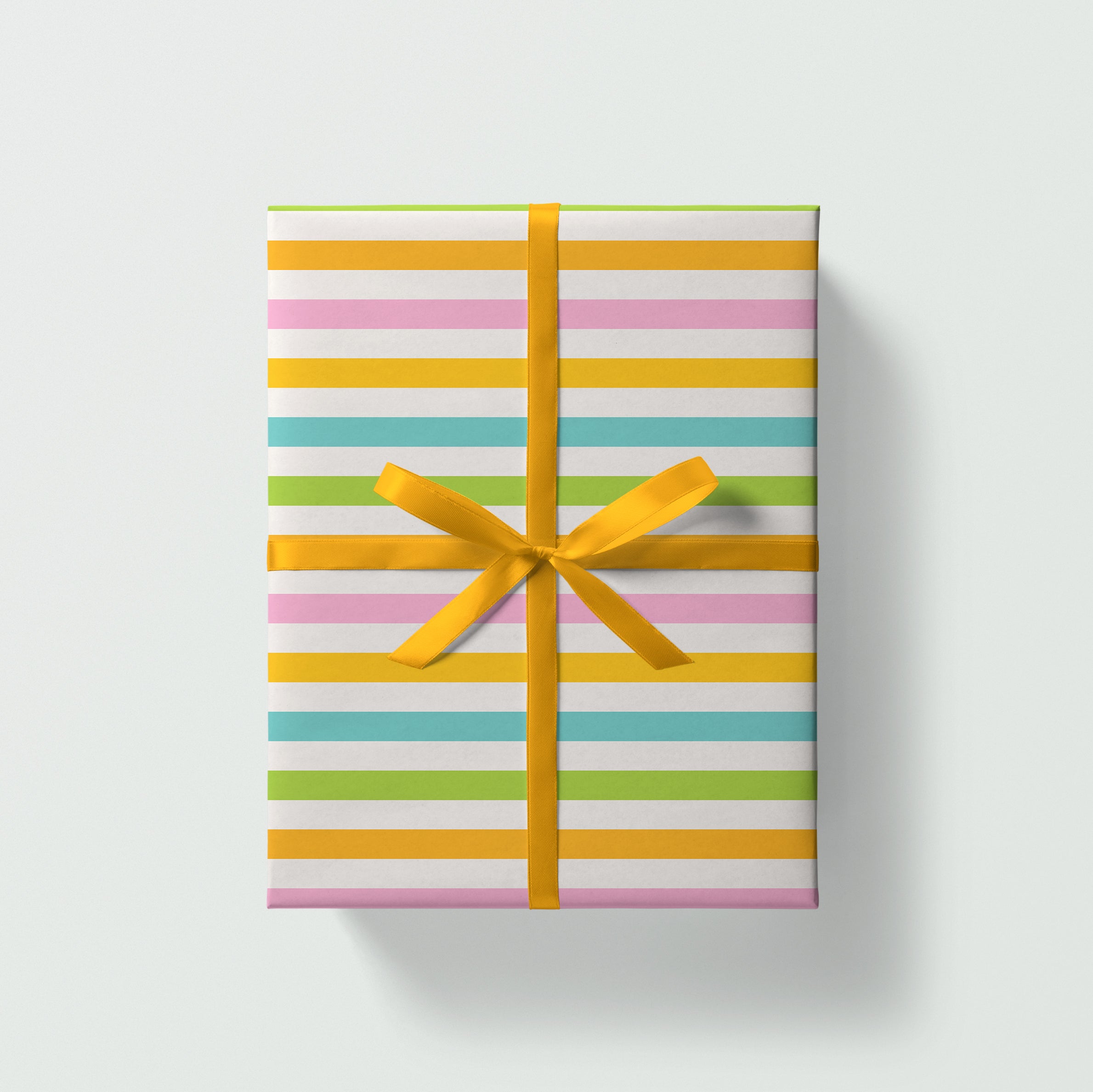 Spring Stripes Gift Wrap