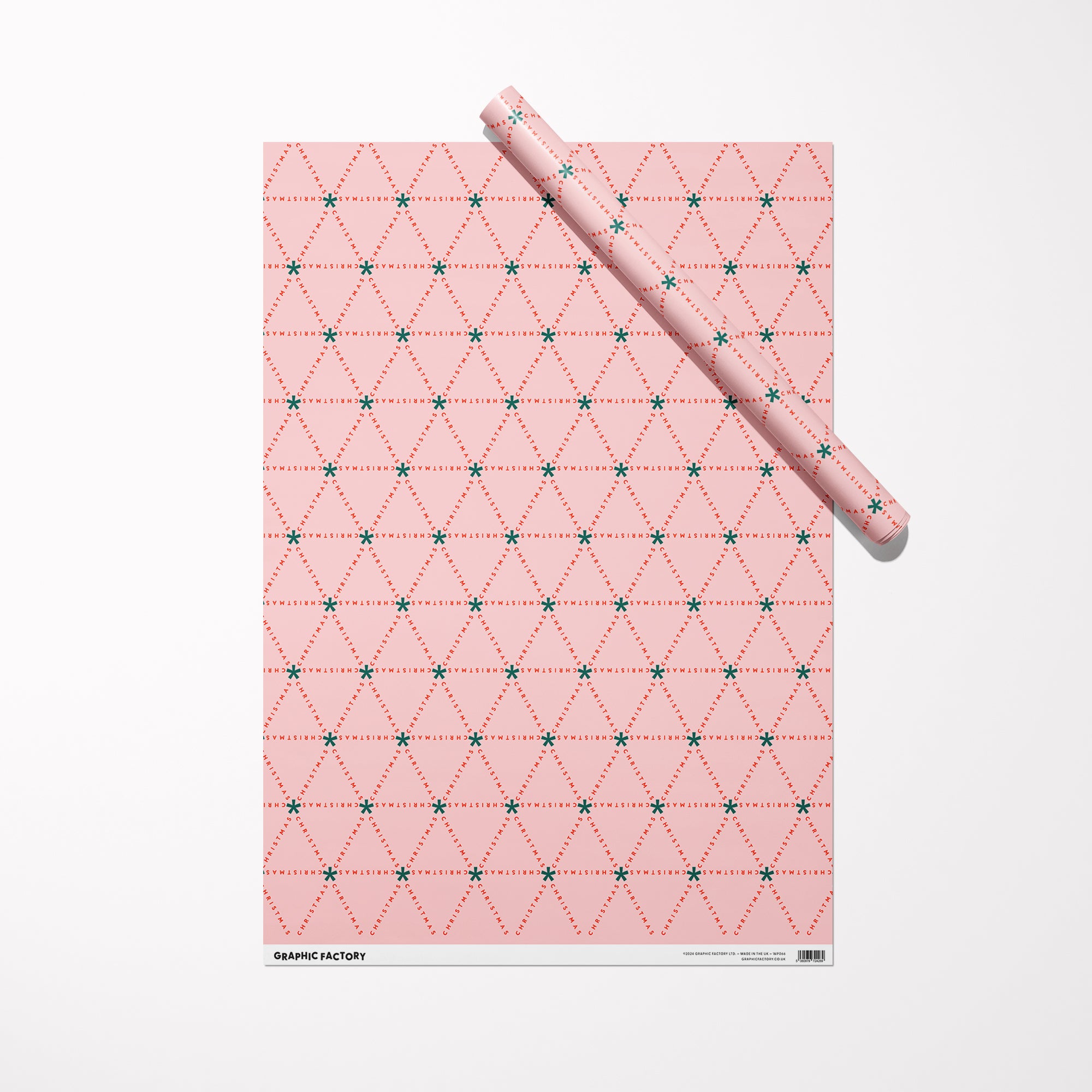 Christmas Gift Wrap / Pink