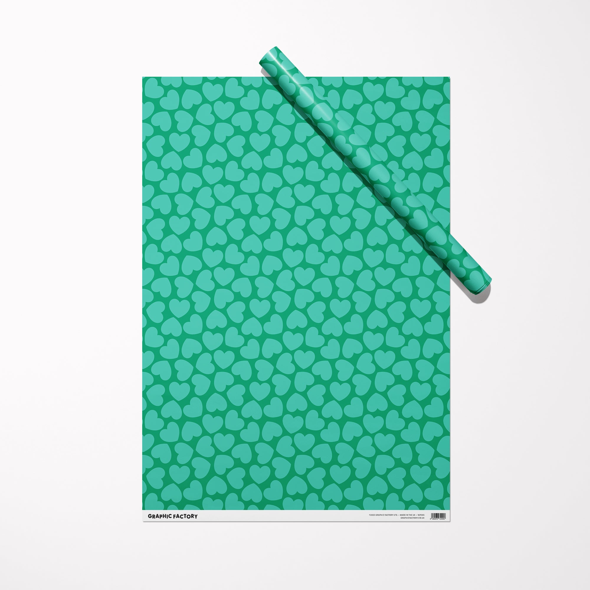 Green Heart - Gift Wrap