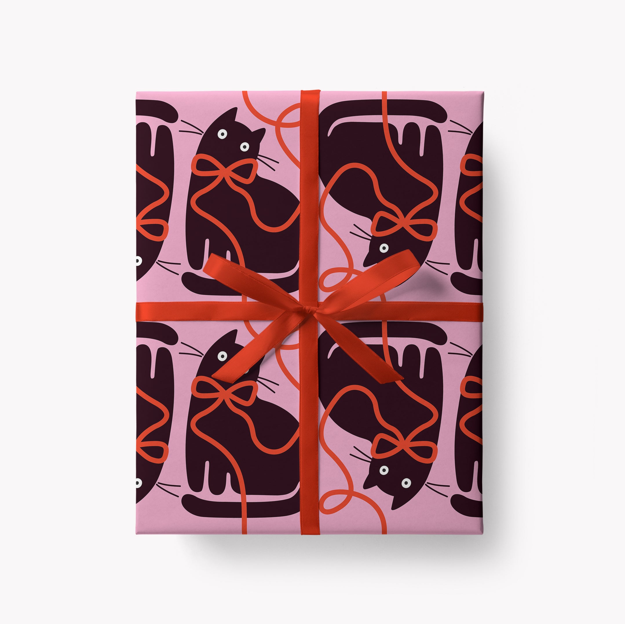 Ribbon Cat - Gift Wrap