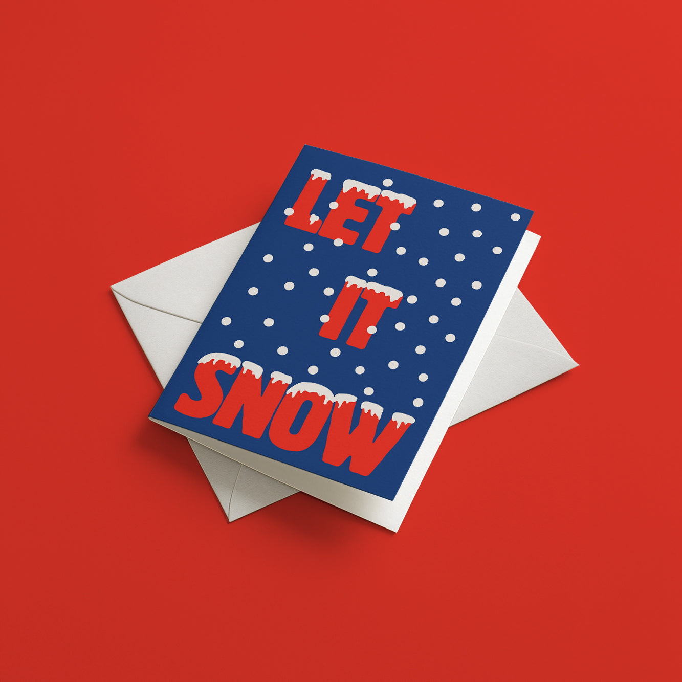 Let it snow - Christmas Card