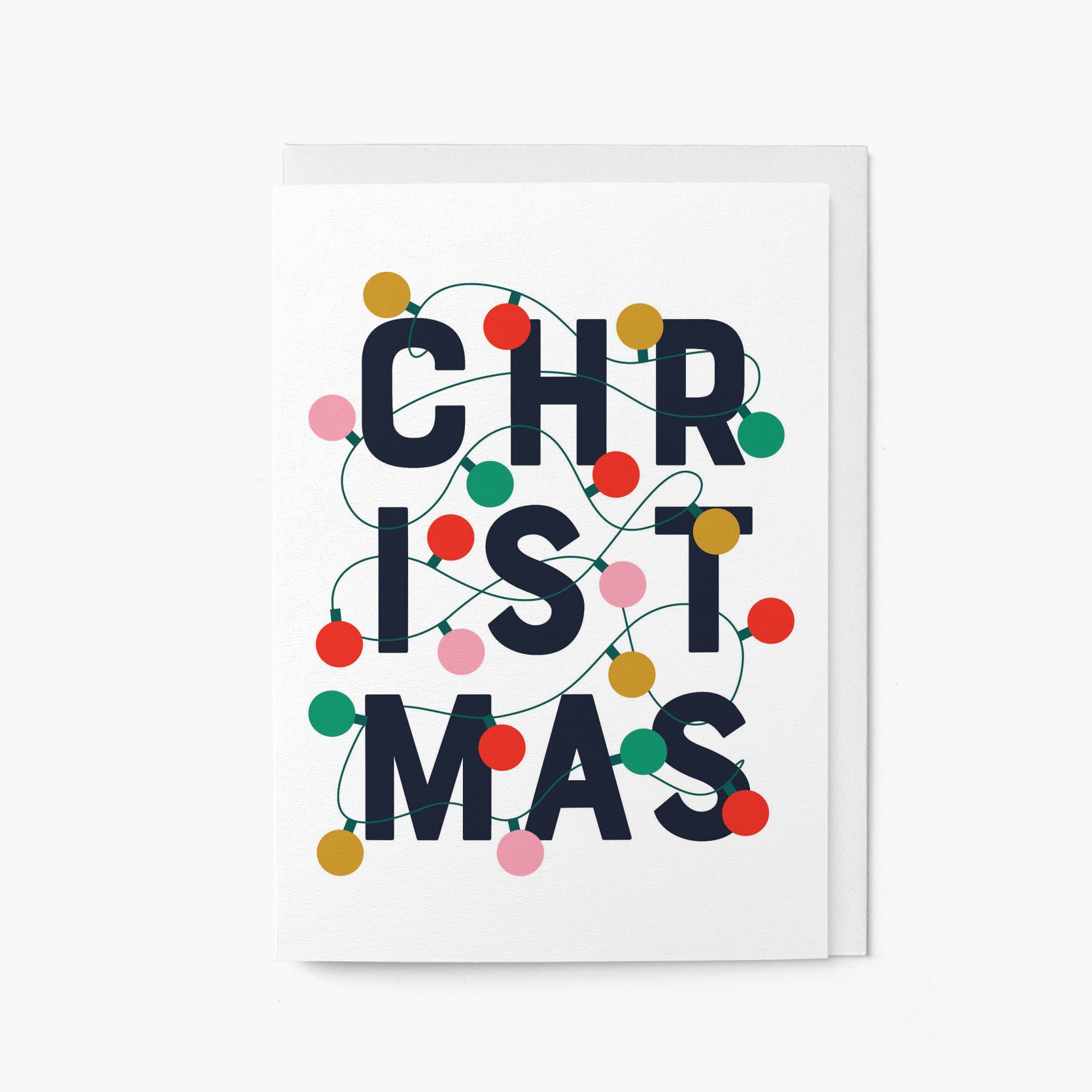Festive Lights Christmas Card