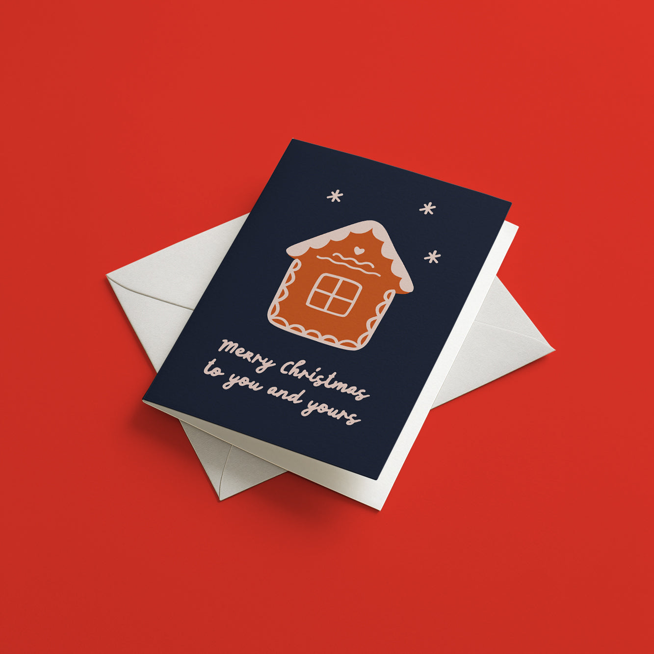 Gingerbread House - Christmas Card