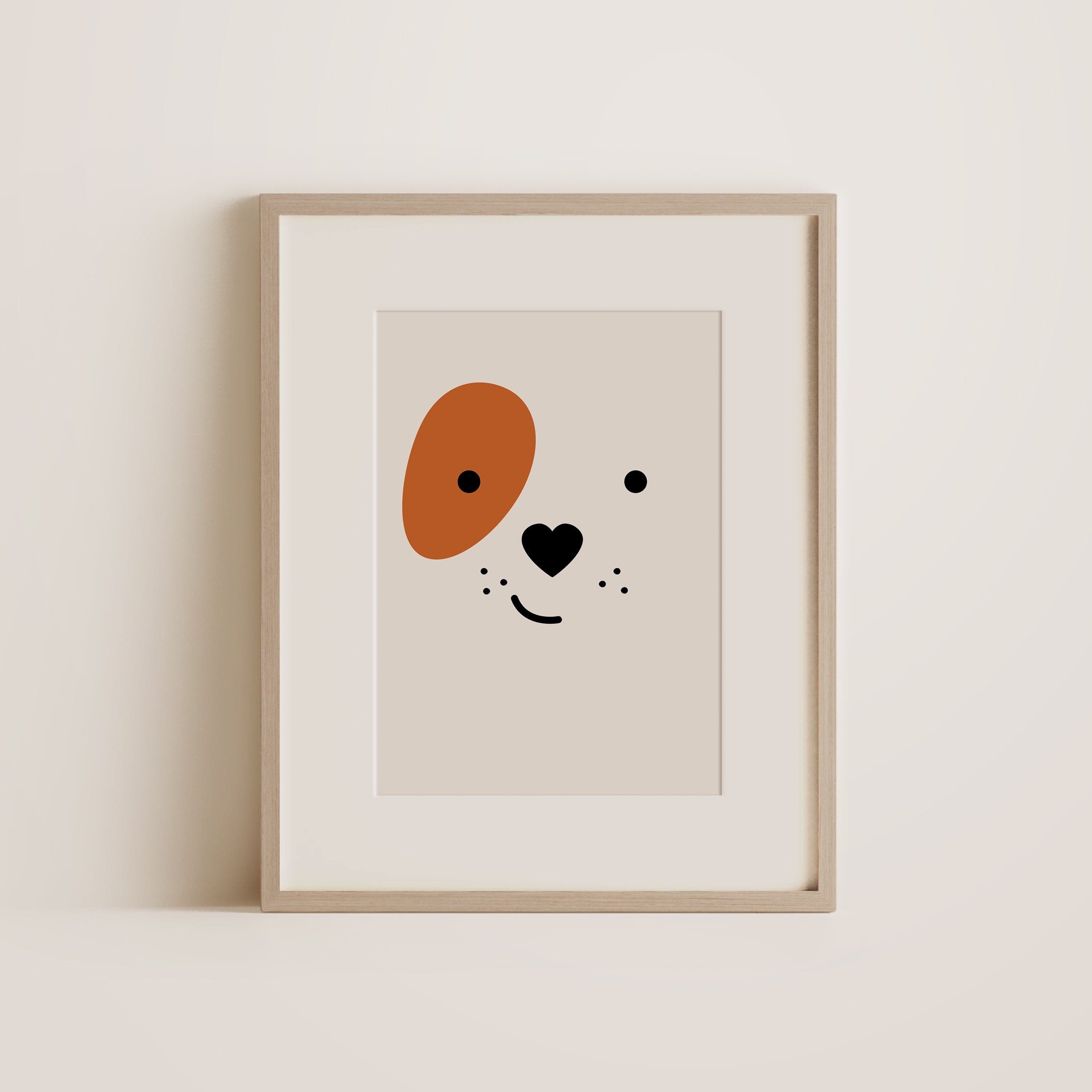 Happy puppy - Wall Decor Art Print