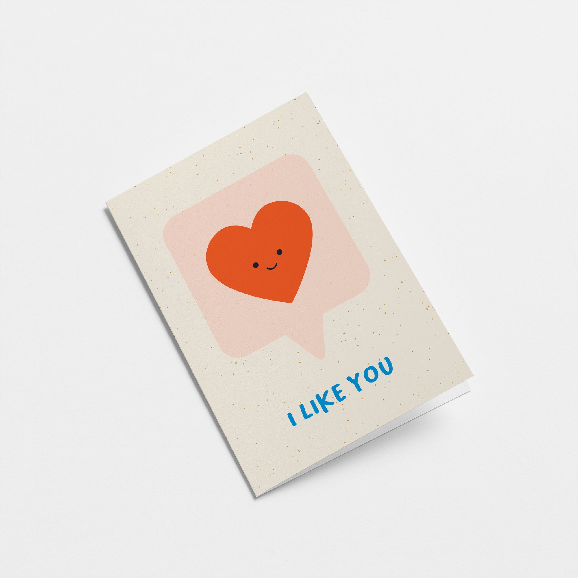 I like you - Love greeting card