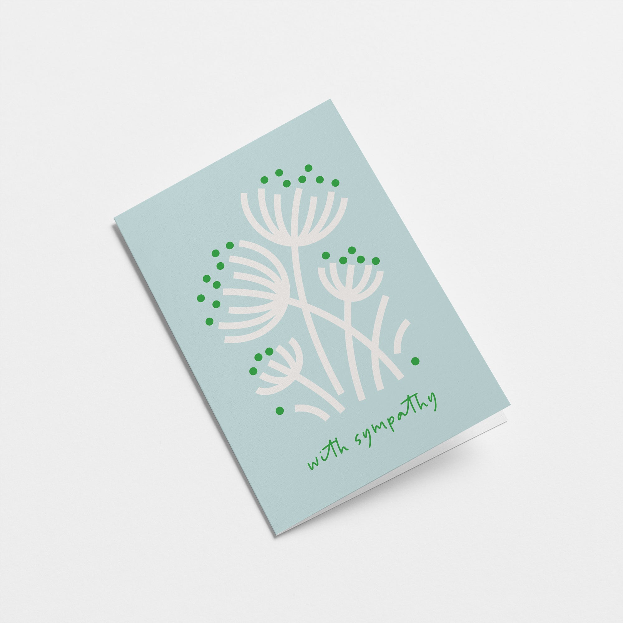 With sympathy - Greeting card
