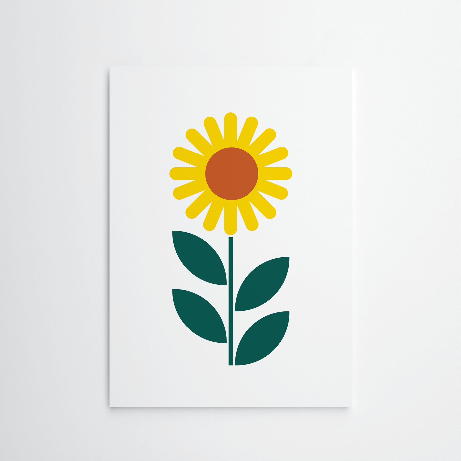 Sunflower - Wall Decor Art Print