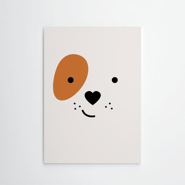 Happy puppy - Wall Decor Art Print