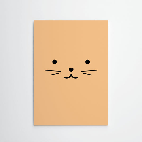 Happy cat - Wall Decor Art Print