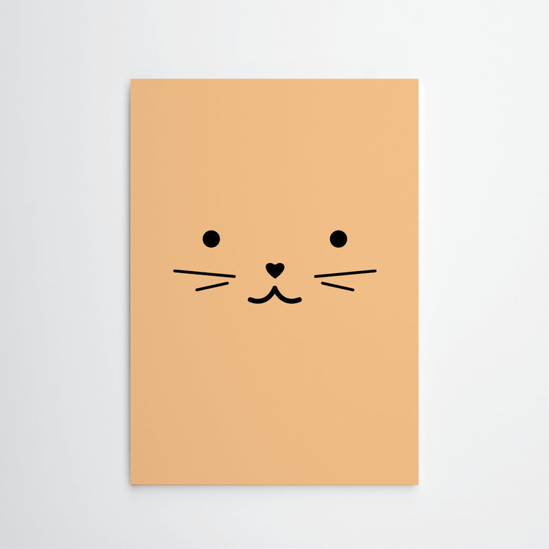 Happy cat - Wall Decor Art Print