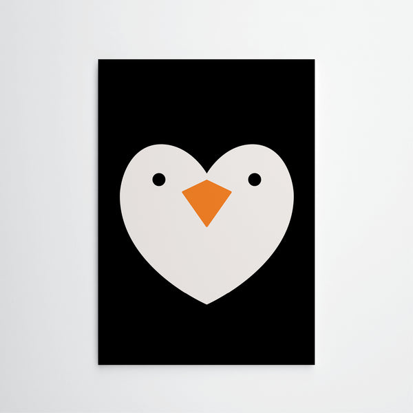 Penguin love - Wall Decor Art Print