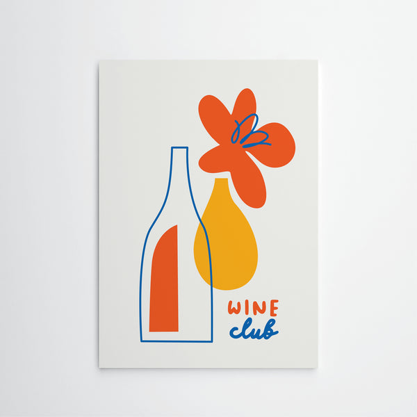 Wine Club - Wall Decor Art Print