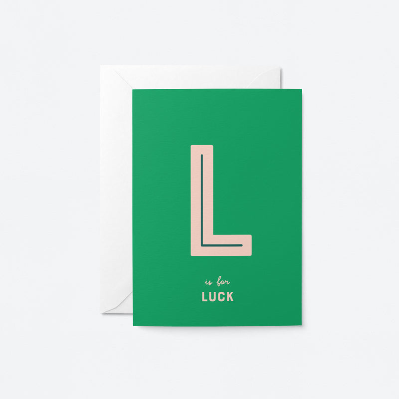 Luck - Greeting Card