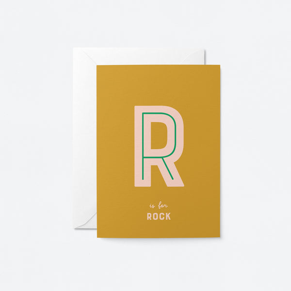 Rock - Greeting Card