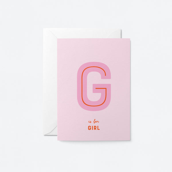 Girl - Greeting Card
