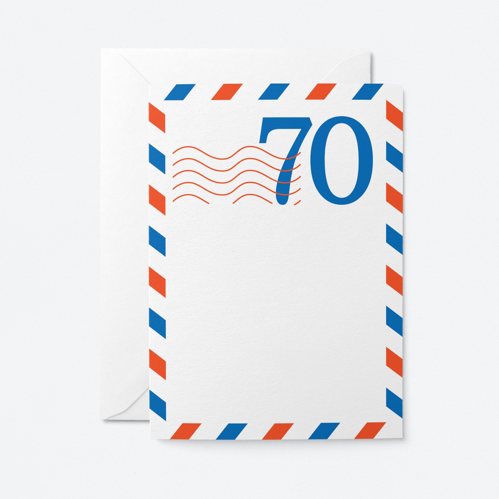 70th Birthday - Greeting card