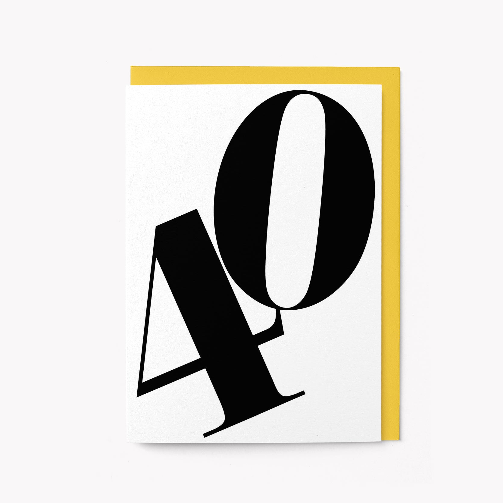 40th Birthday - Greeting card