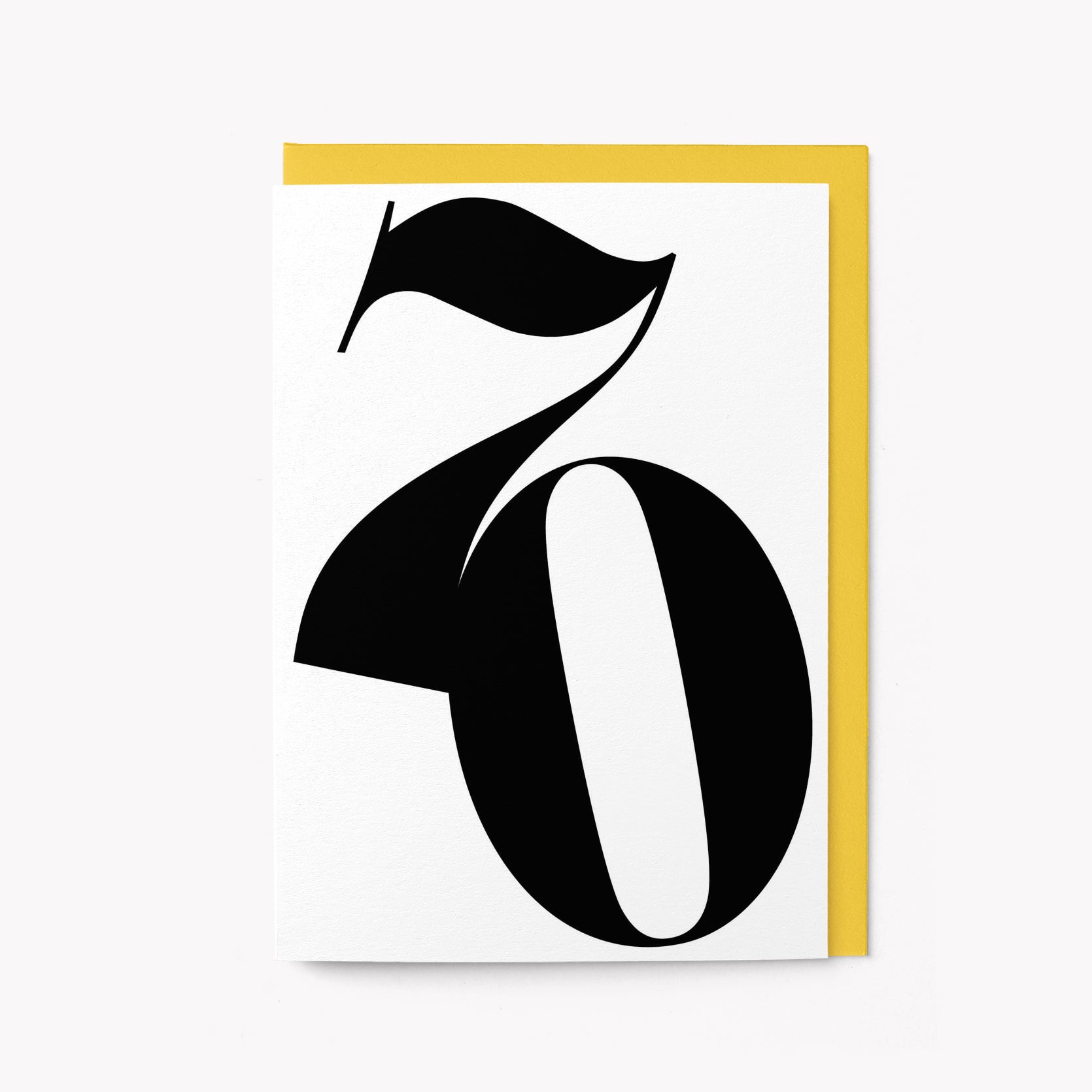 70th Birthday - Greeting card