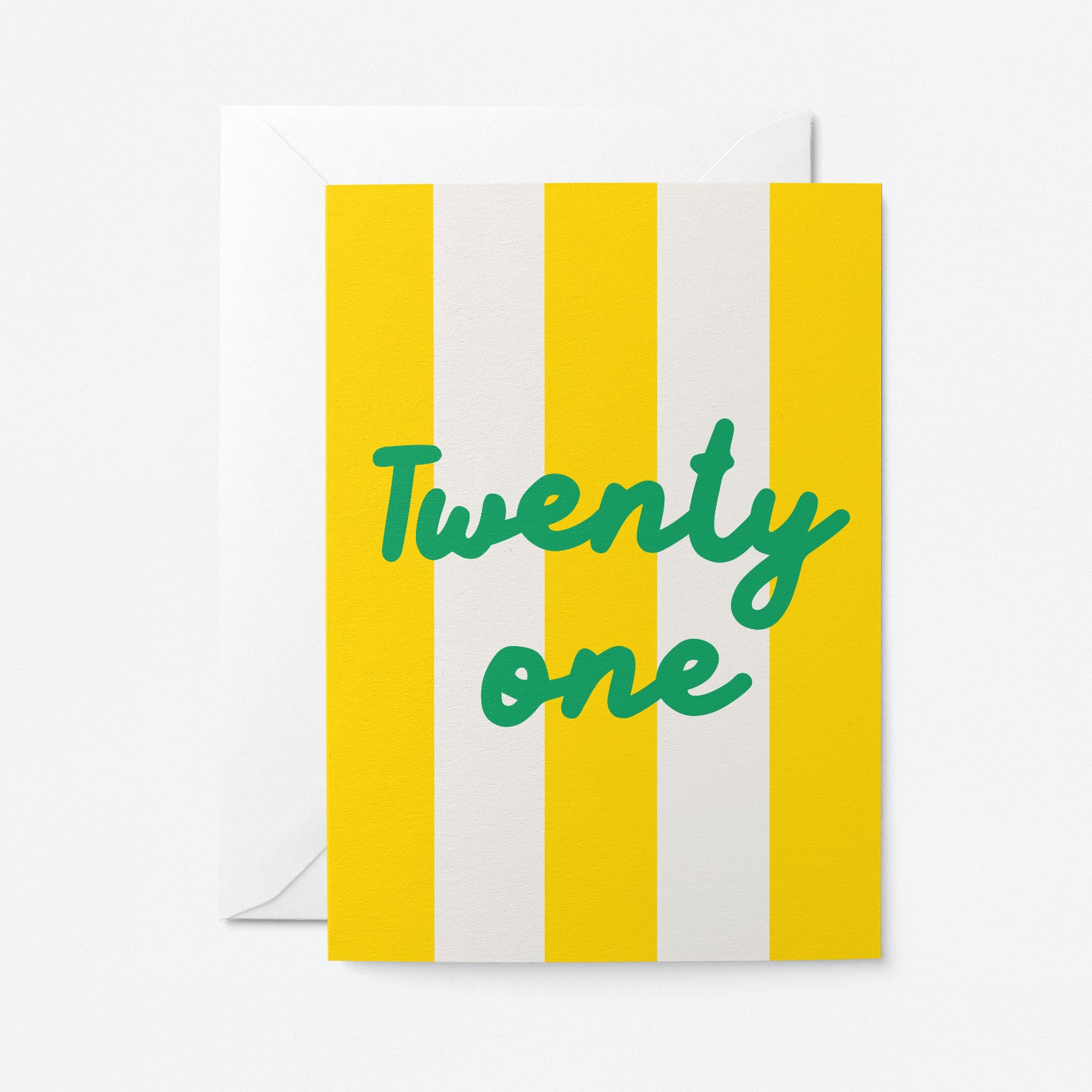 Twenty one - Birthday card