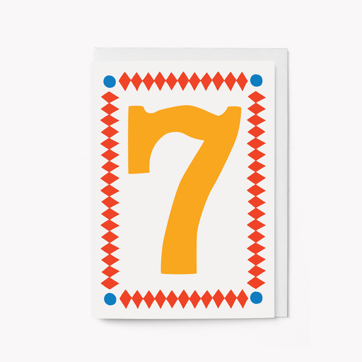 Age 7 Birthday card
