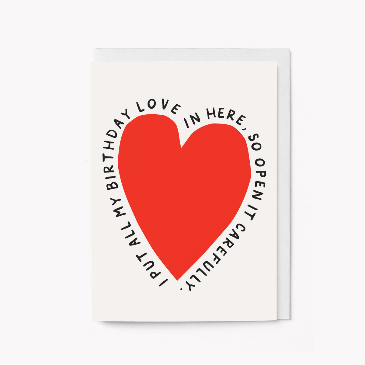 All my Birthday Love - Greeting card