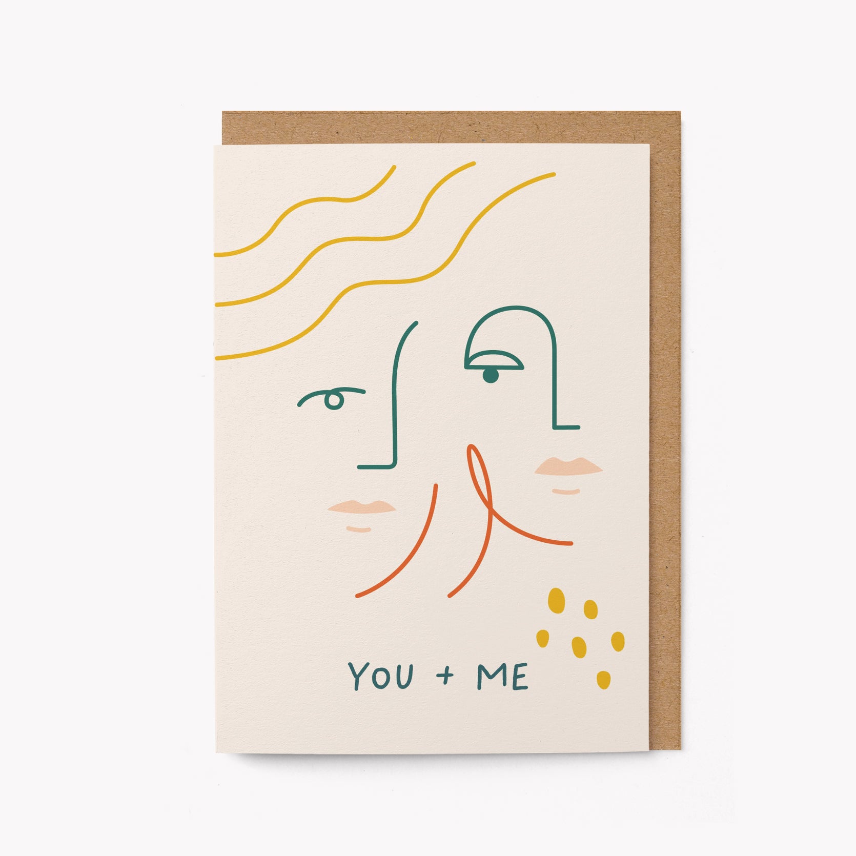 You and Me - Greeting card