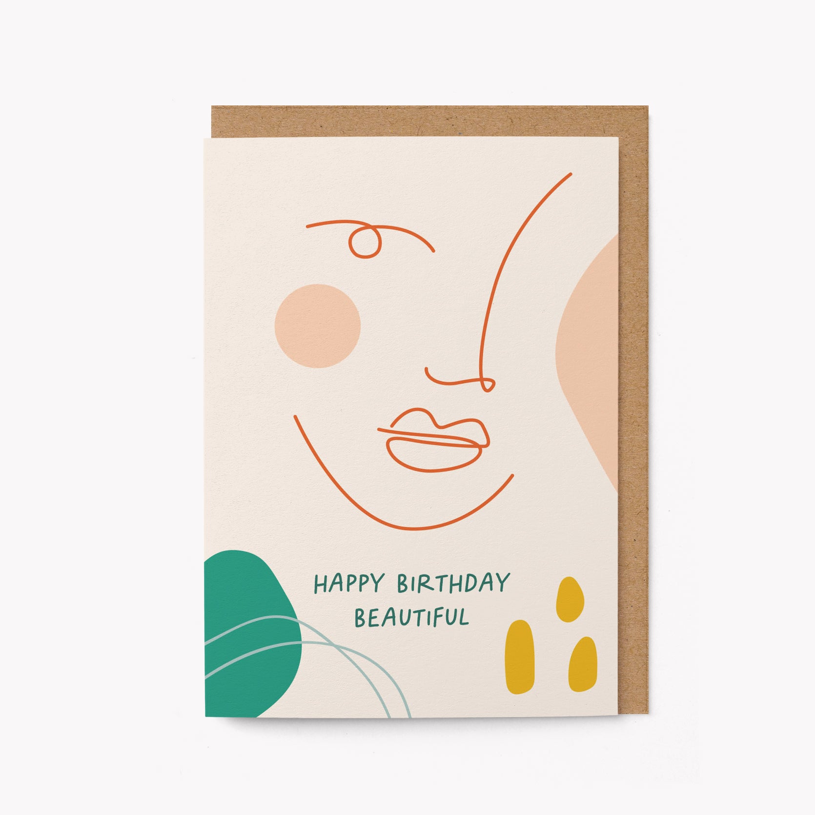 Happy birthday beautiful - Greeting card