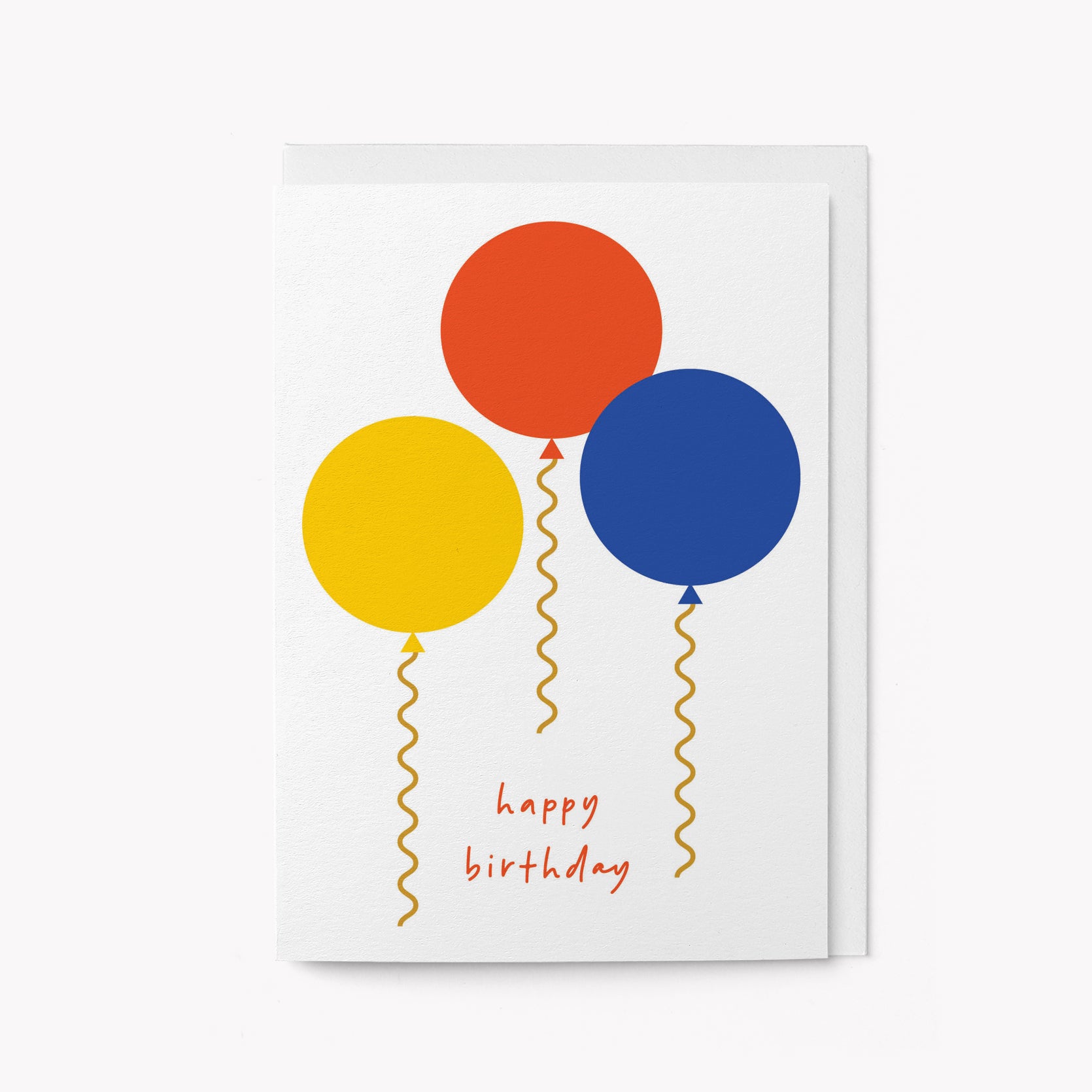 Birthday balloons - Greeting card