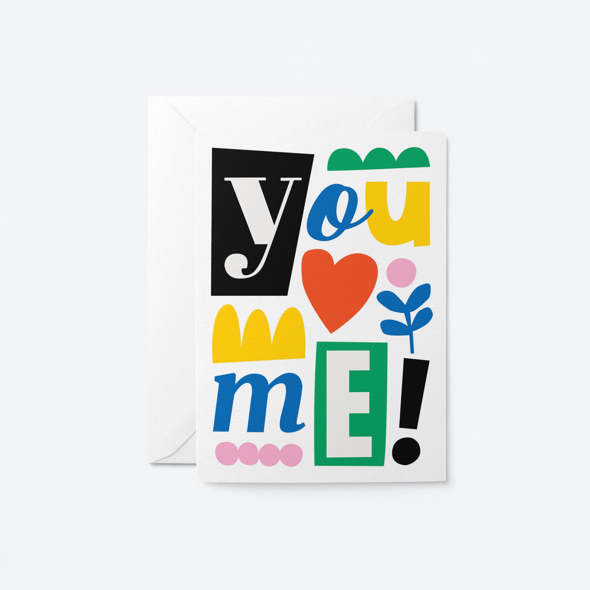 You & Me - Greeting card