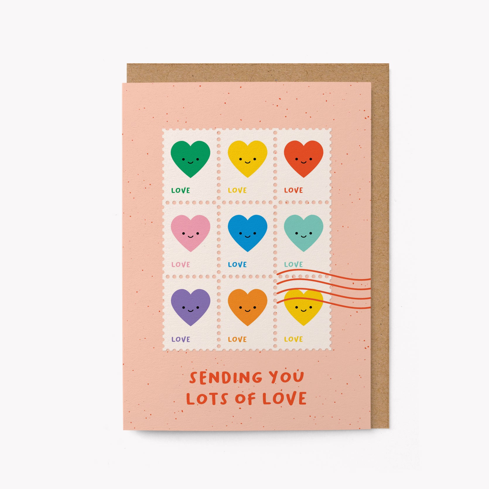 Sending you lots of love - Greeting card