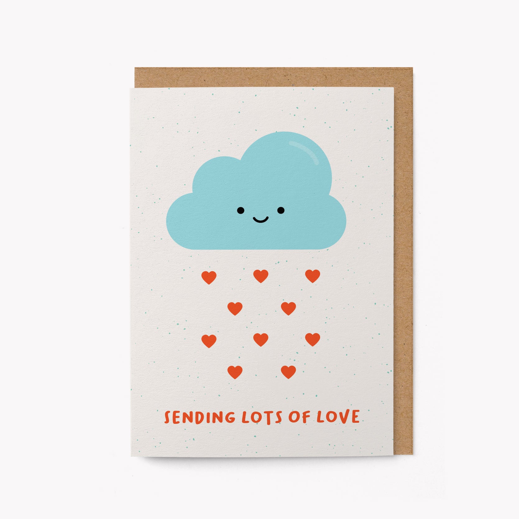 Sending lots of love - Greeting card