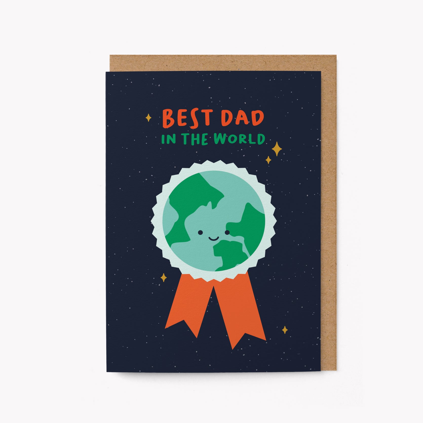 Best Dad in The World - Greeting card