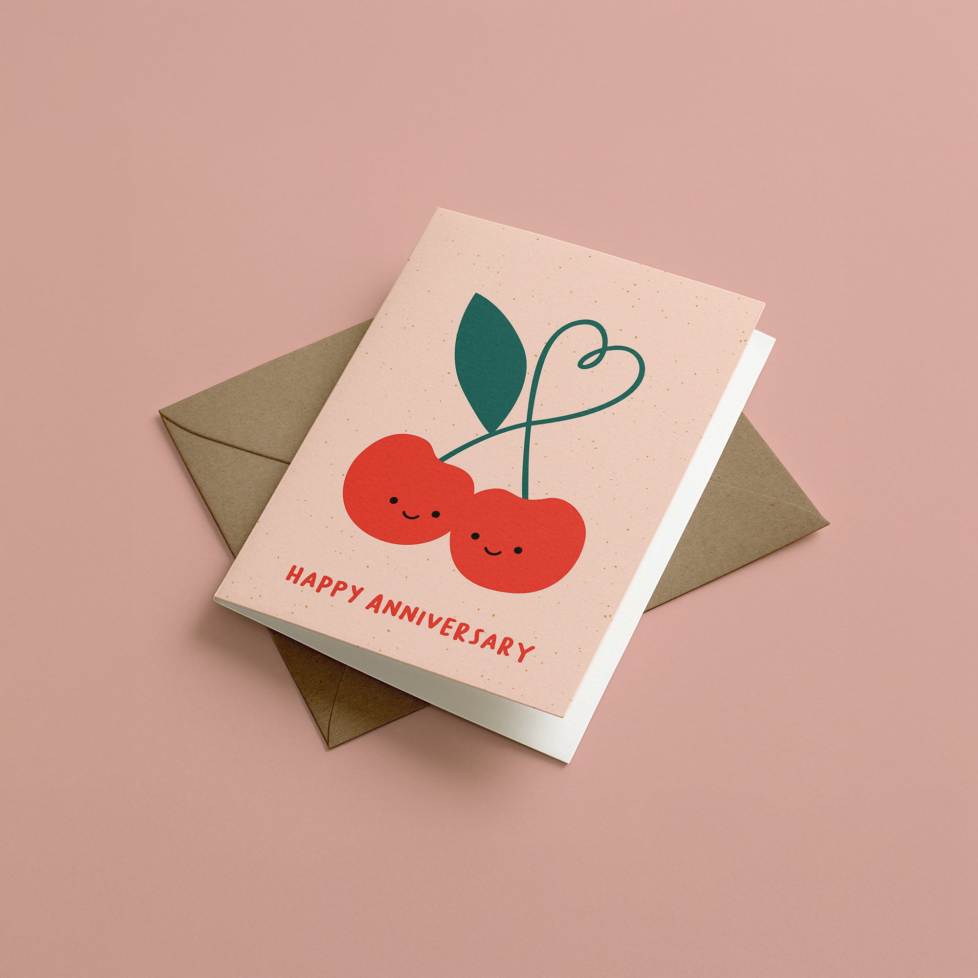 Cherry Anniversary - Greeting card