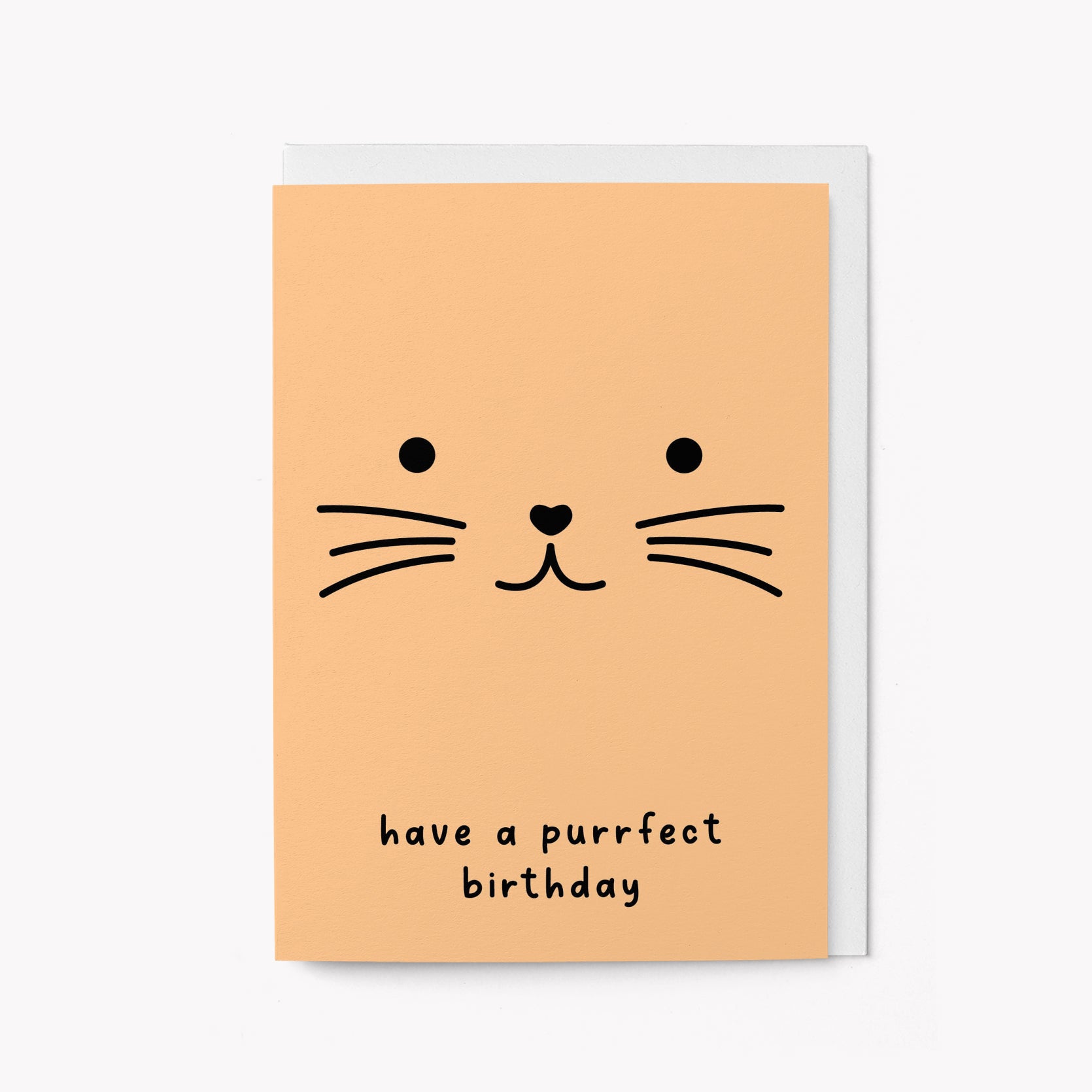 Have a purrfect birthday - Greeting card