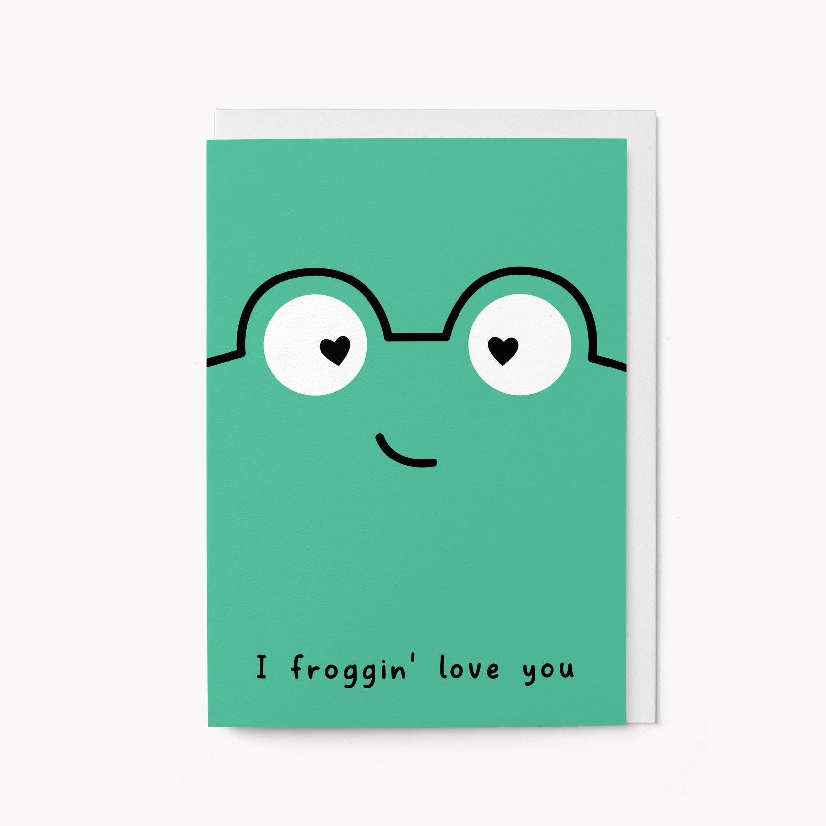 I froggin' love you - Greeting Card