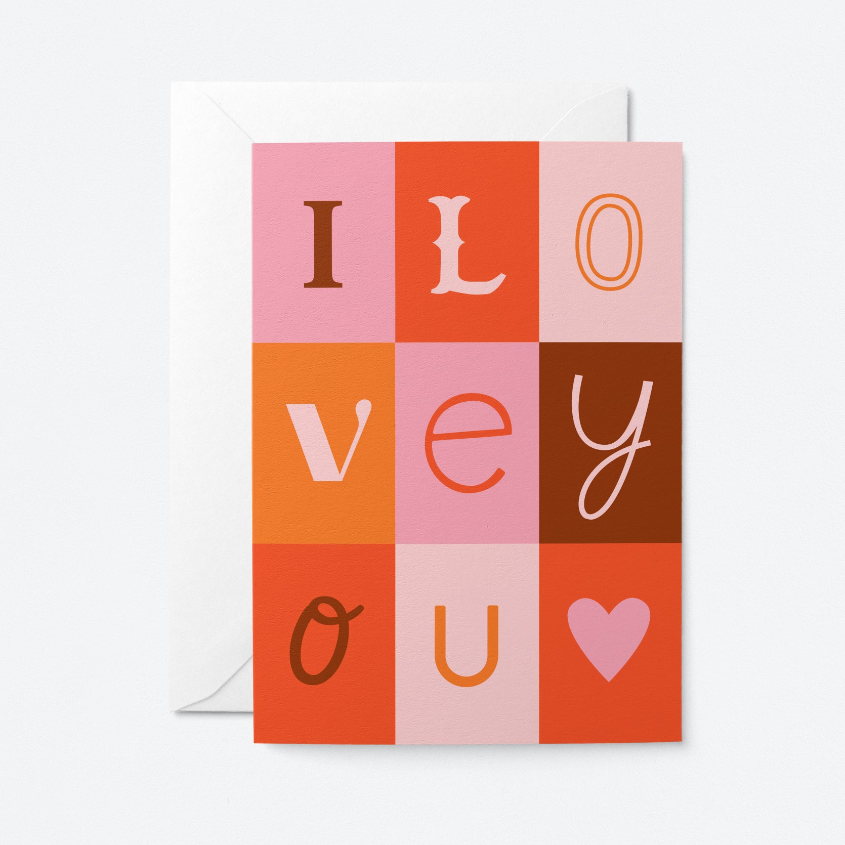 I love you - Greeting card