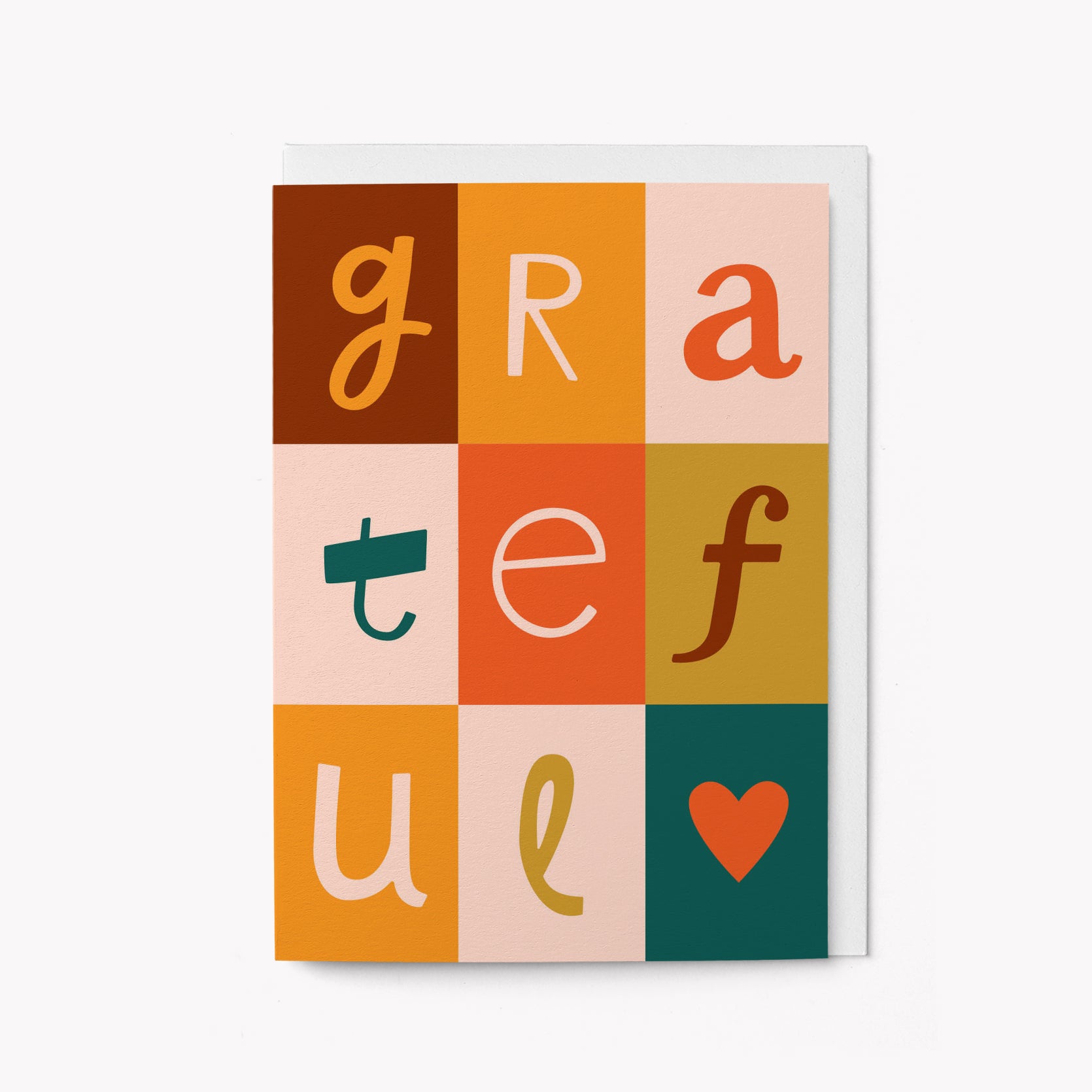 Grateful- Greeting card