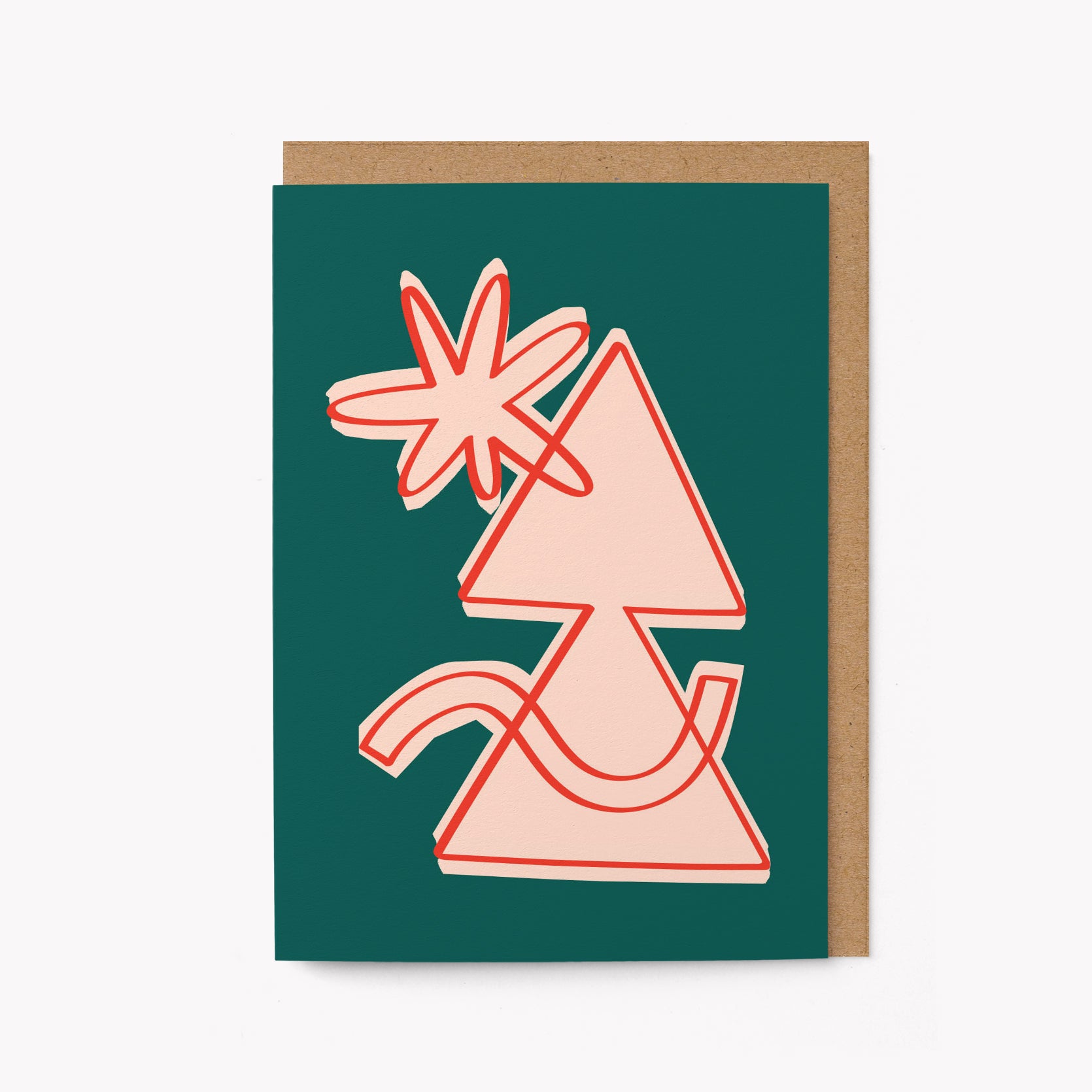 Christmas tree - Greeting card