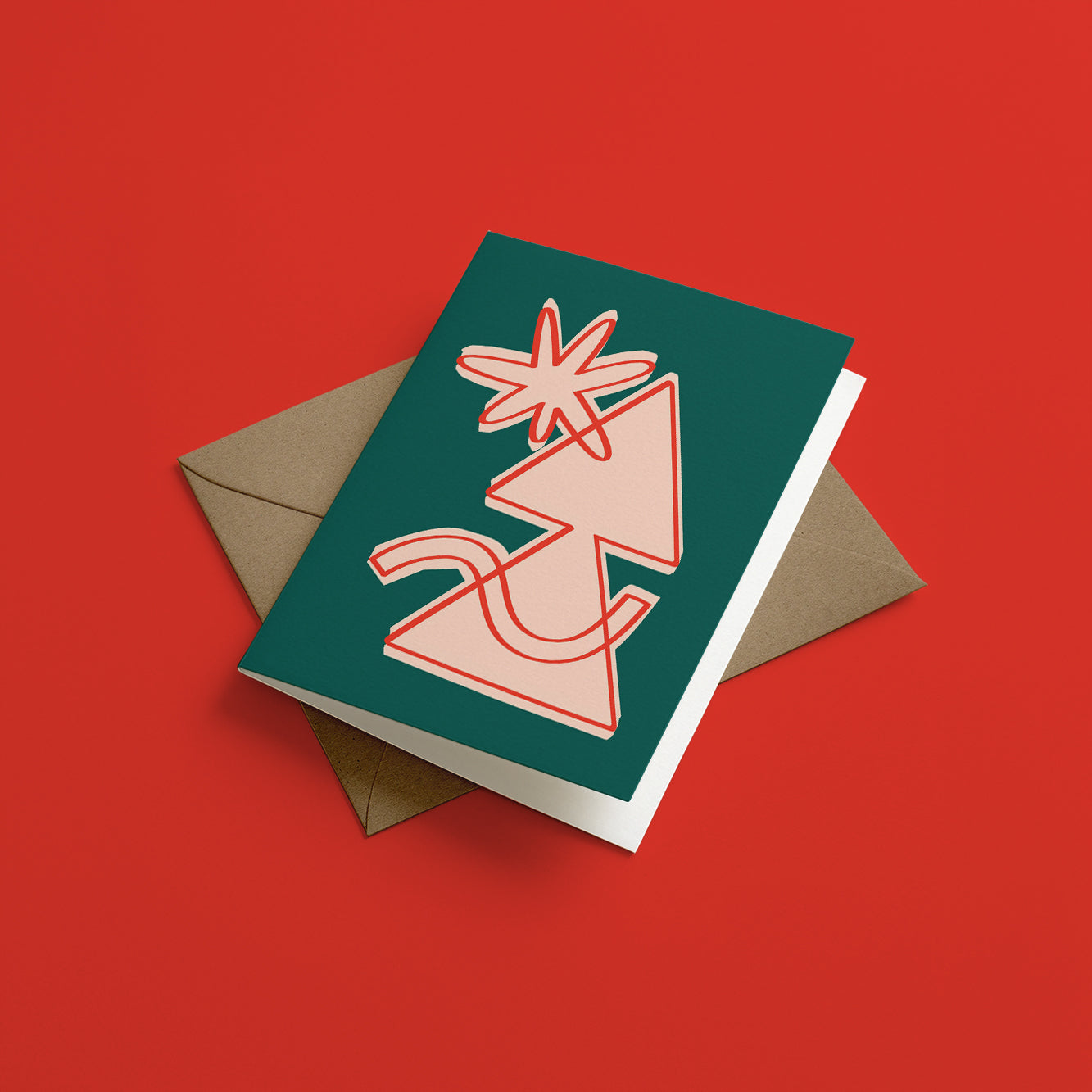 Christmas tree - Greeting card