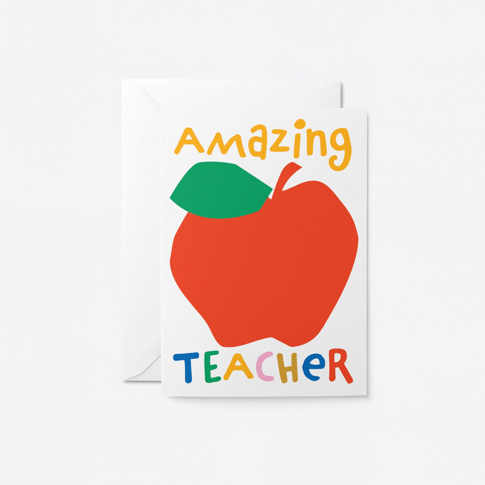 Amazing Teacher - Greeting card