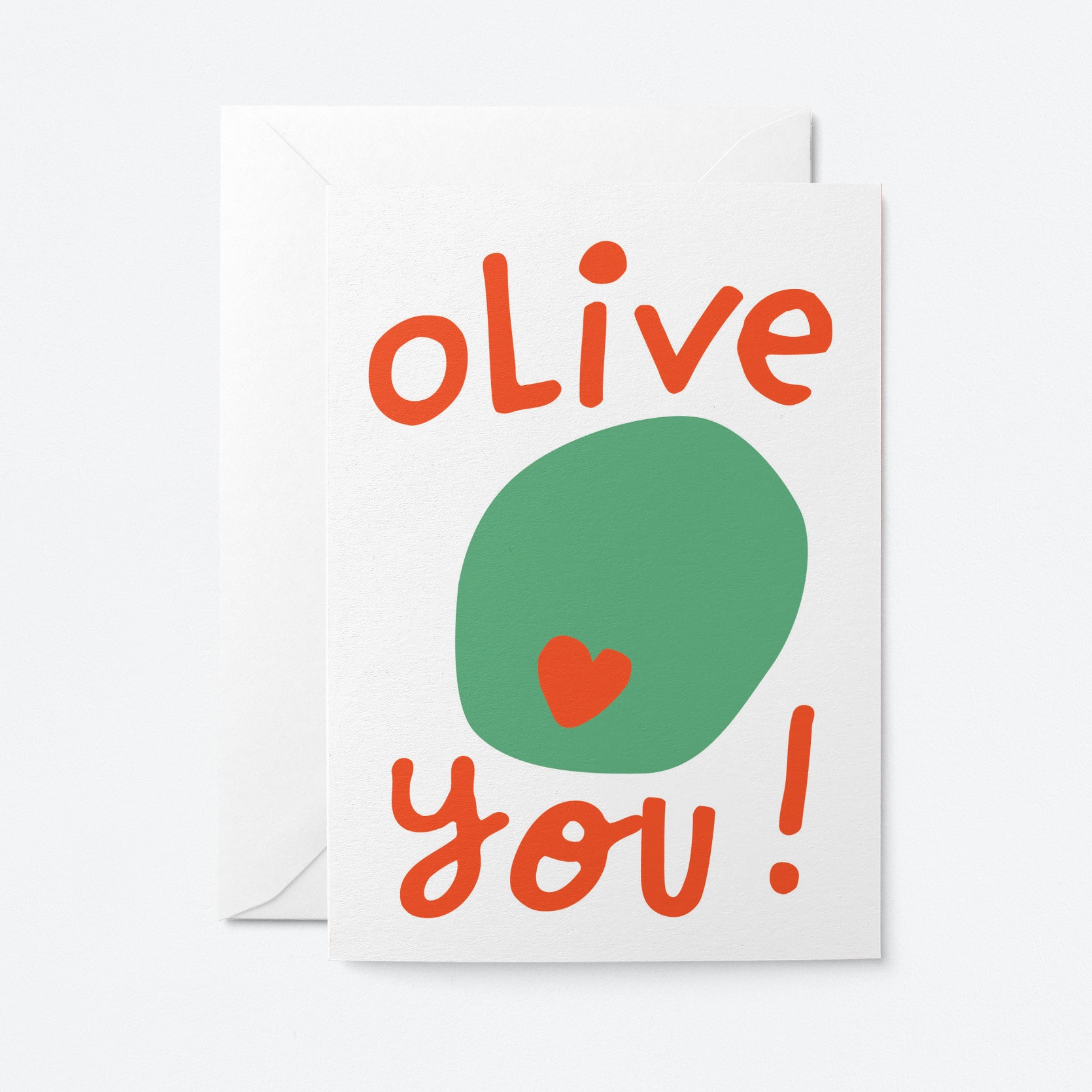 Olive you - Greeting Card