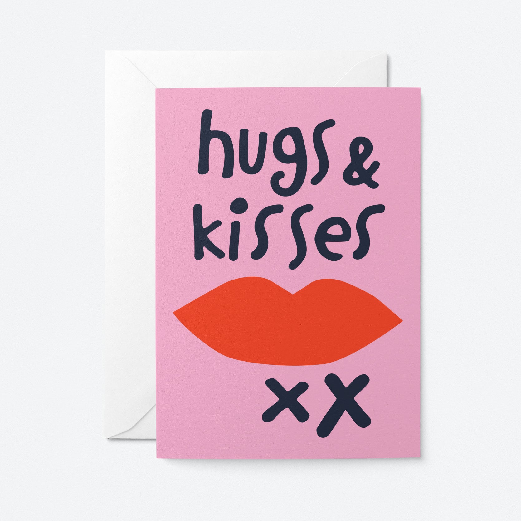 Hugs and kisses - Greeting Card