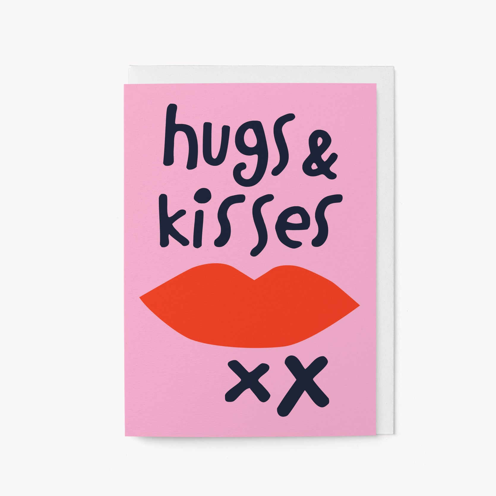 Hugs and kisses - Greeting Card