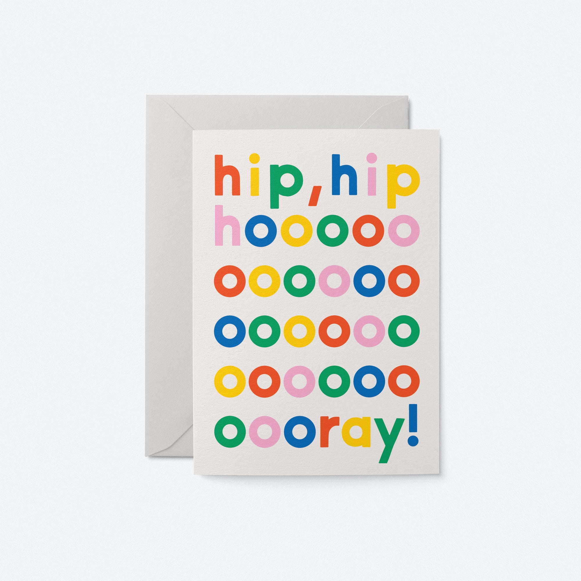 Hip, Hip, Horay! - Birthday Greeting Card