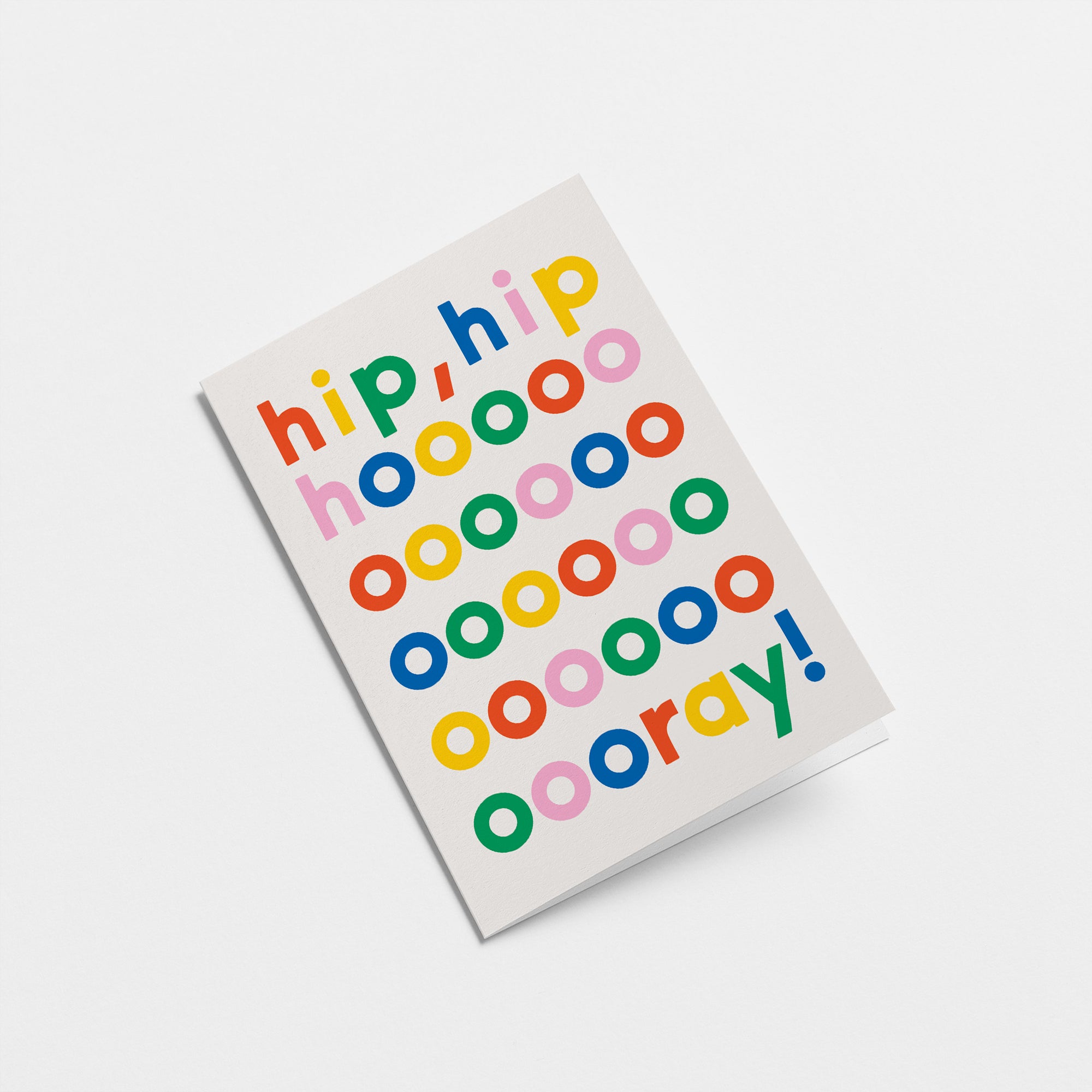 Hip, Hip, Horay! - Birthday Greeting Card