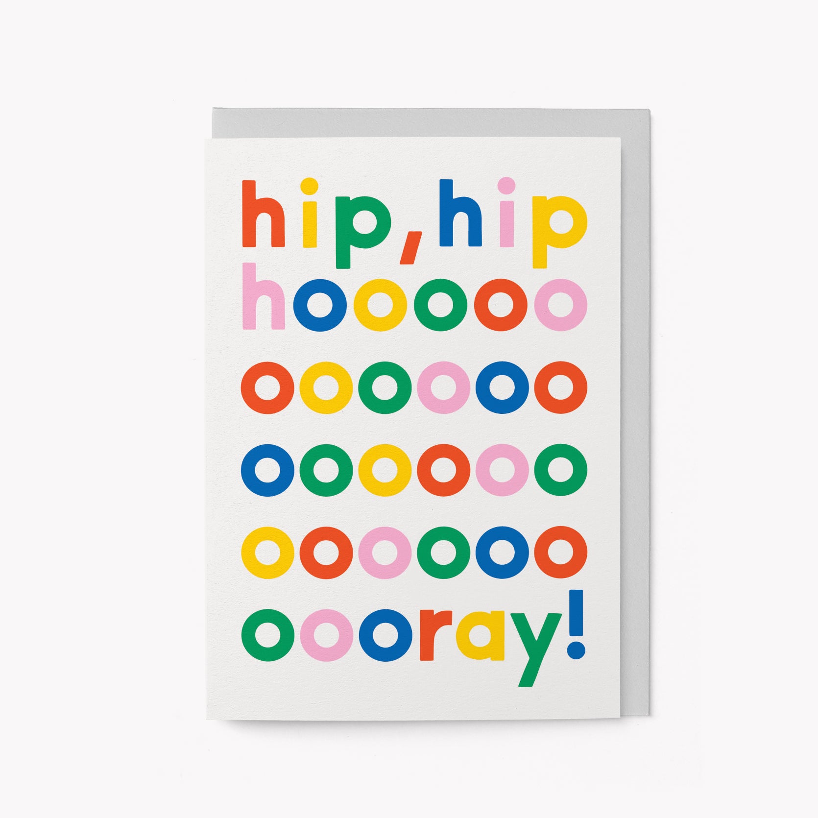 Hip, Hip, Horay! - Birthday Greeting Card