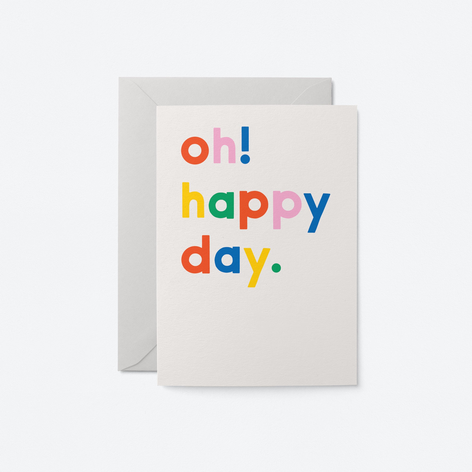 Oh! Happy day - Congratulations Greeting Card