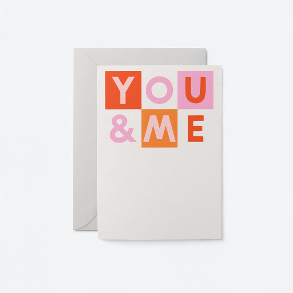 You & Me - Valentine's Day Greeting Card