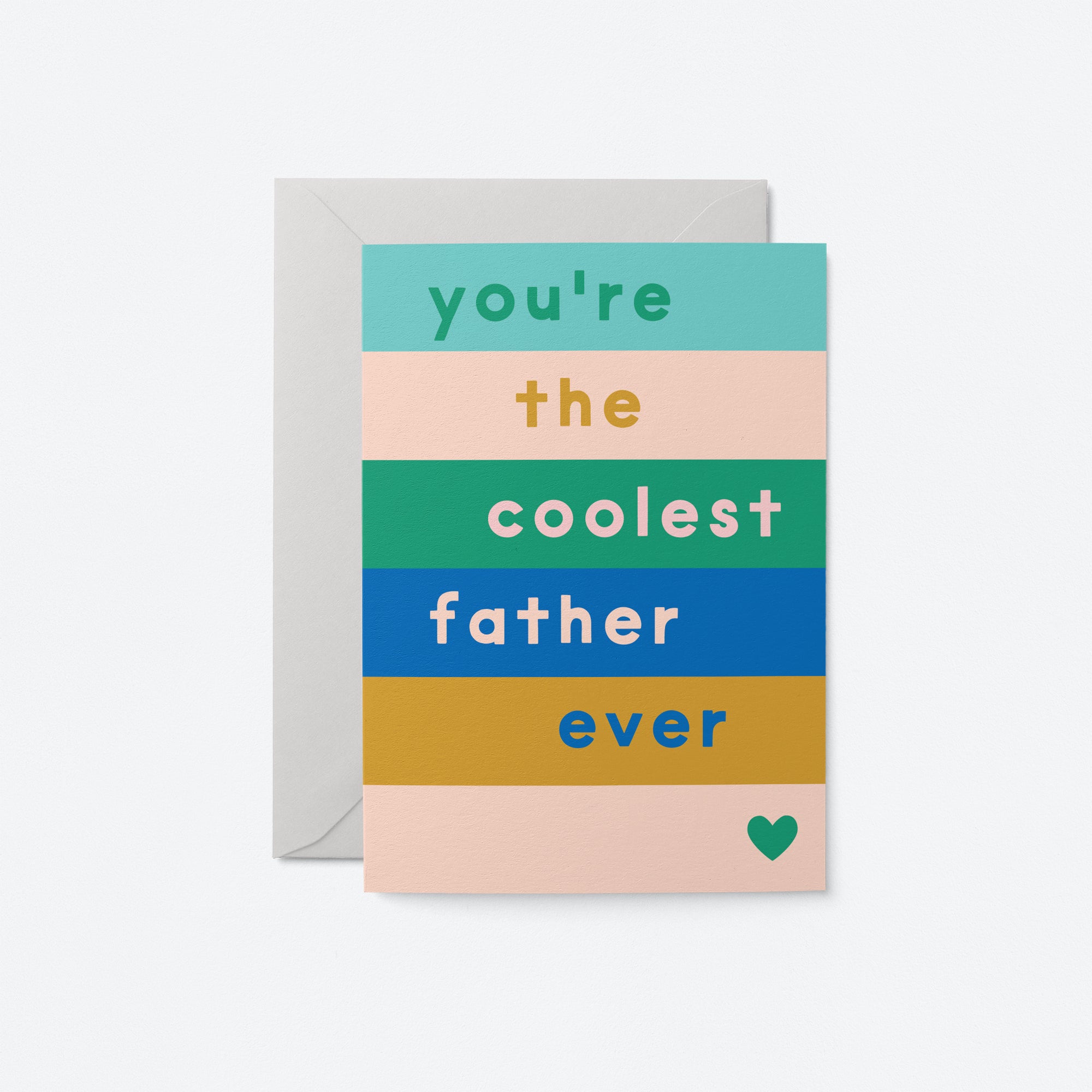 Coolest Father - Greeting Card